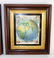 Pair of map prints in antique mahogany frames - 4