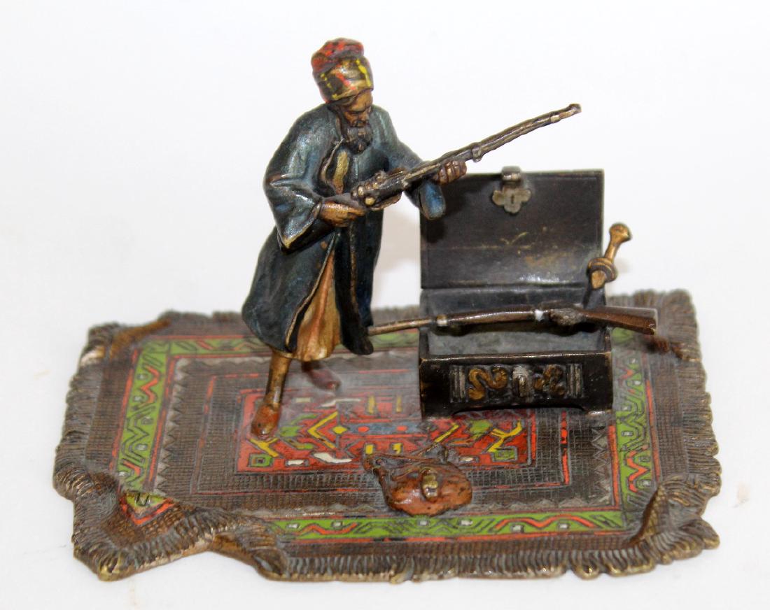 Austrian cold painted bronze figurine (1 of 4)