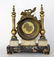 Miniature French Louis XVI bronze clock - 3
