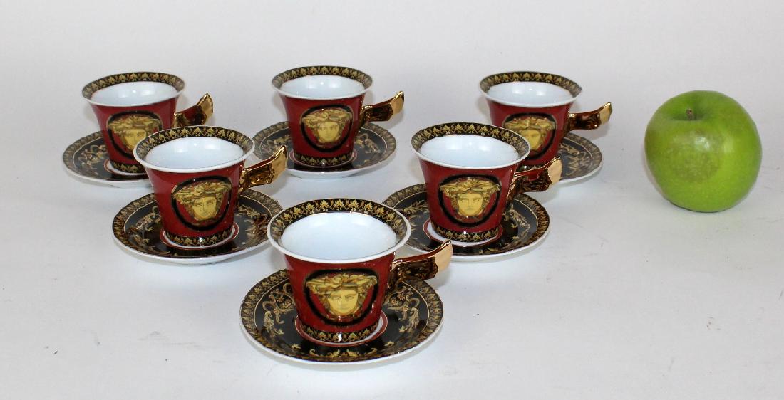 Set of 6 Rosenthal Versace demitasse cups (1 of 2)