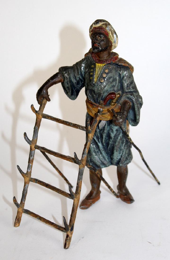 Austrian cold painted bronze figurine (1 of 3)
