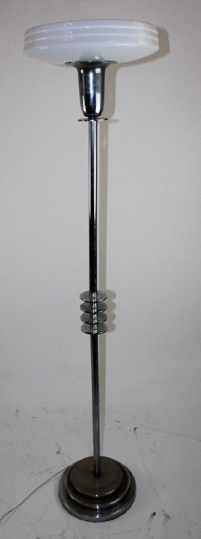 Art Deco chrome floor lamp (1 of 5)
