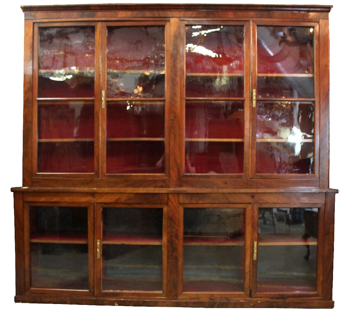 French Louis Philippe apothecary bookcase (1 of 10)