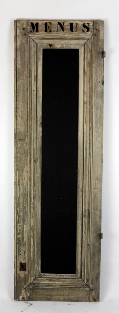 French rustic painted menu board (1 of 4)
