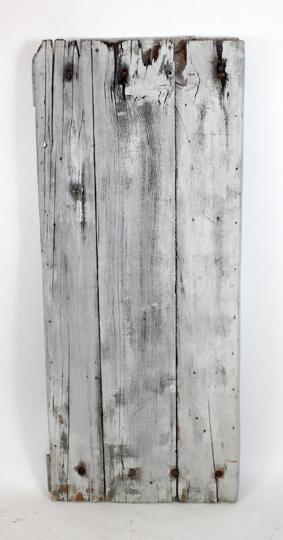 Rustic painted door or shutter panel (1 of 5)