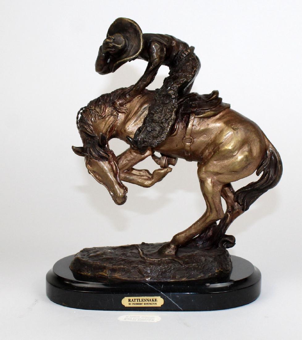 Bronze Rattlesnake after Remington (1 of 4)