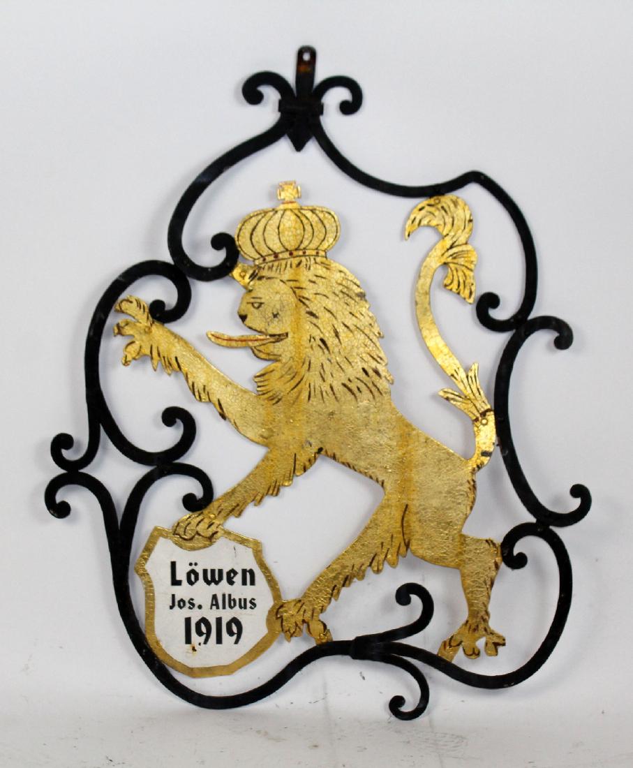 German pub sign with lion (1 of 6)