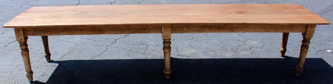 12' French oak bakery table (1 of 6)