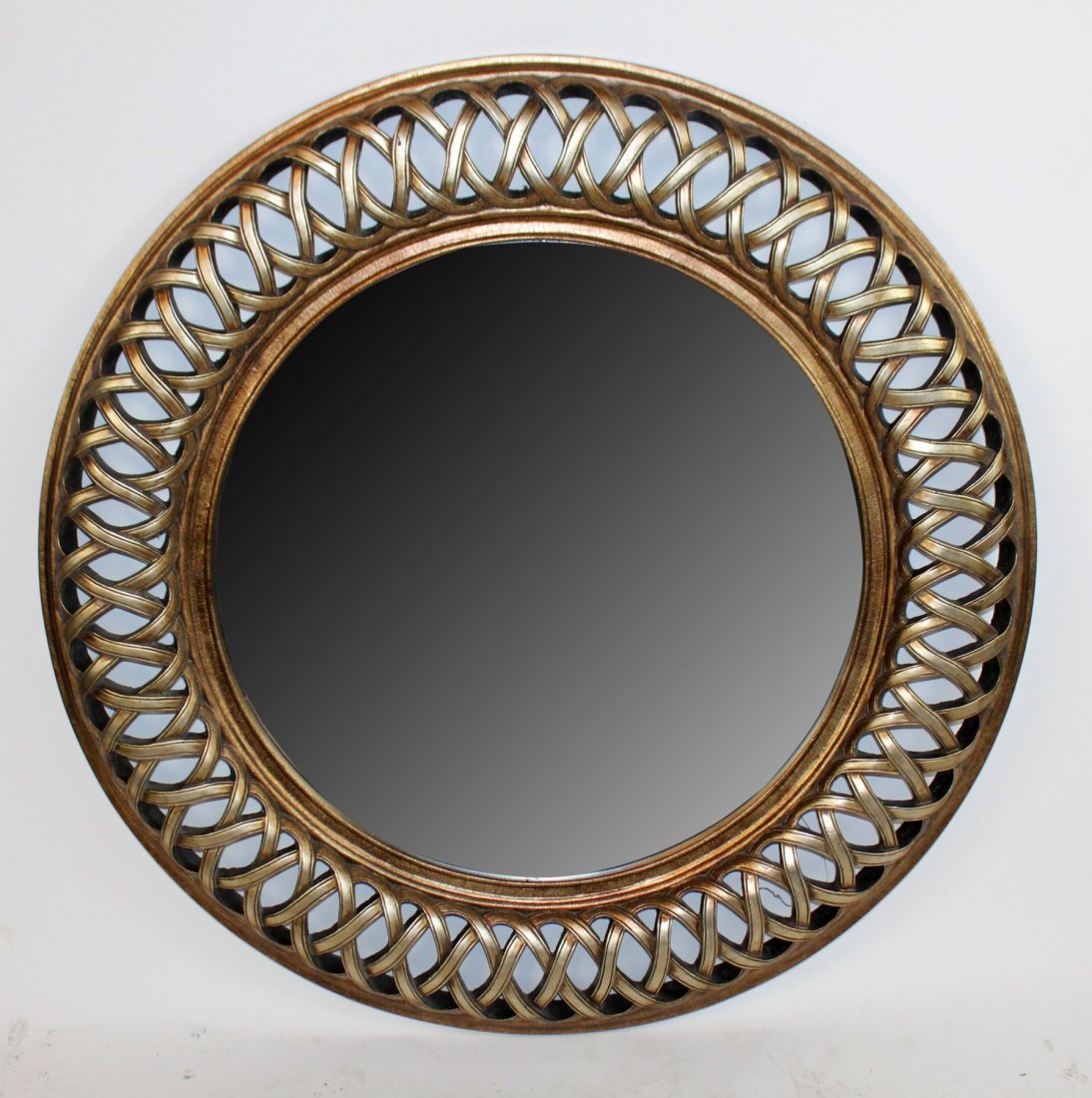 Modern round mirror (1 of 3)