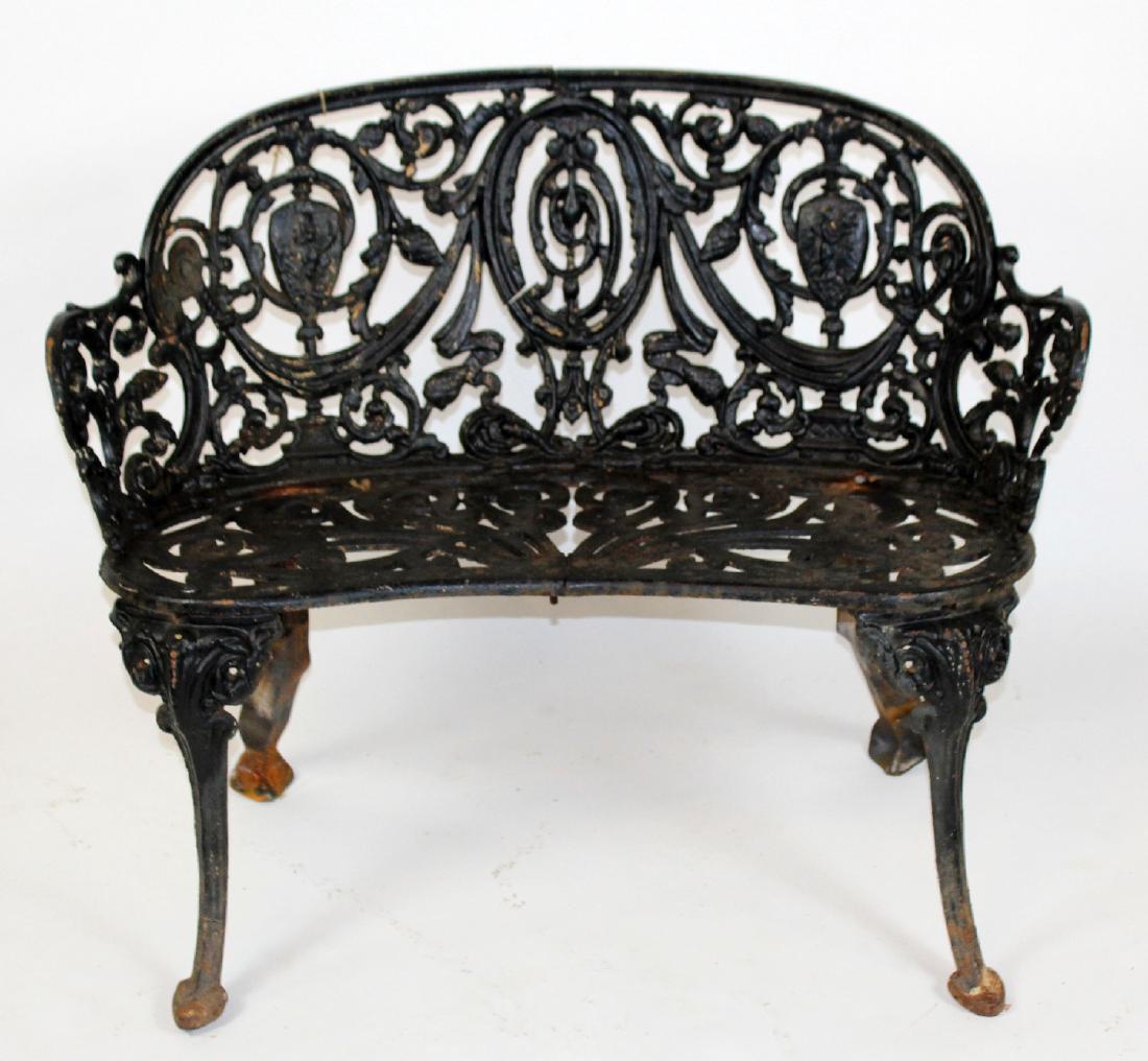 Antique Cast iron bench