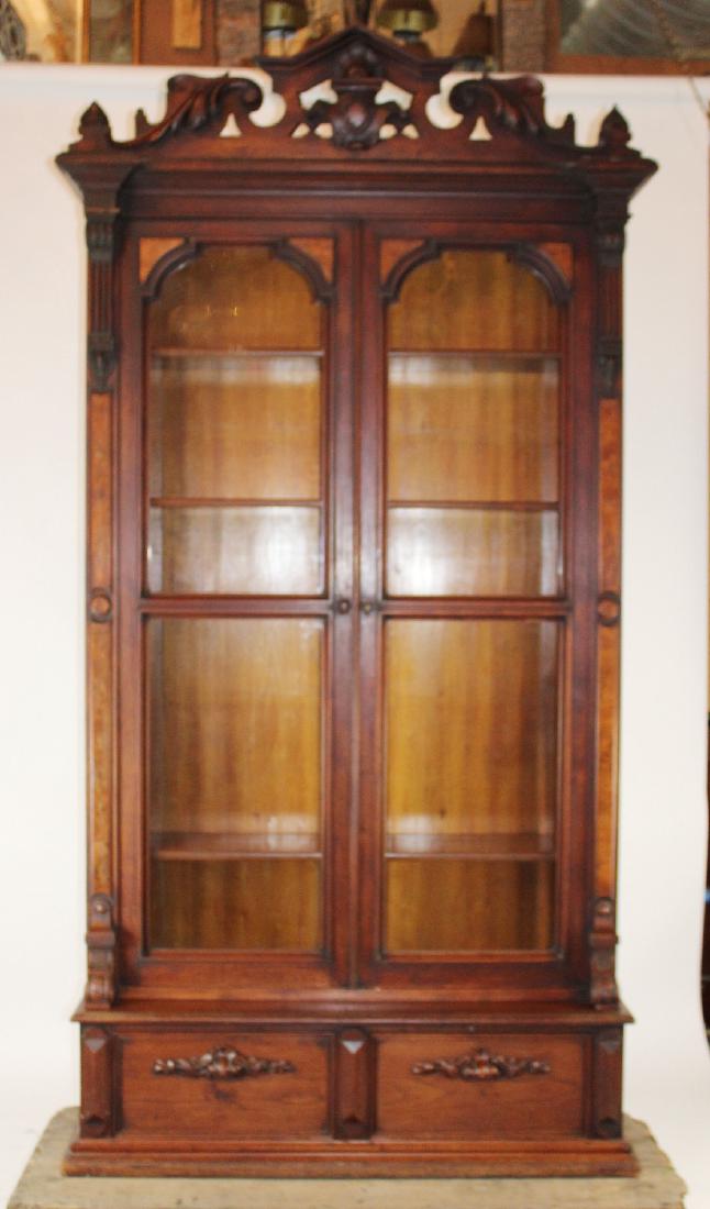 American Victorian 2 door bookcase (1 of 6)