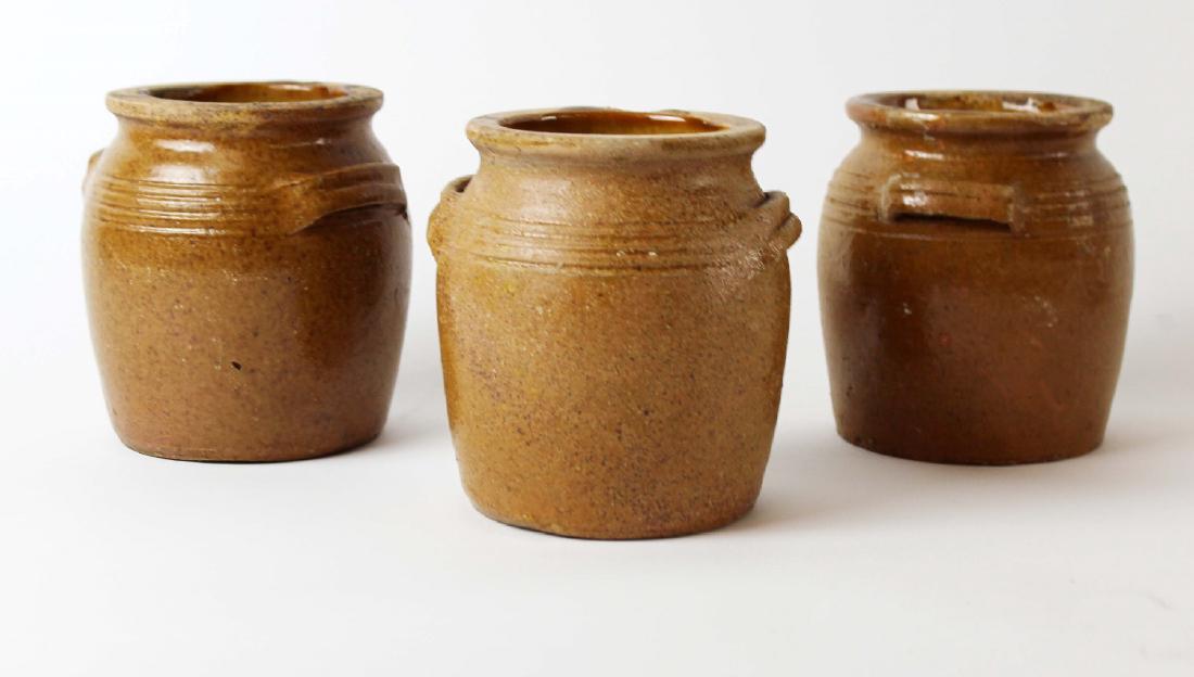 Lot of 3 French confit pots (1 of 3)