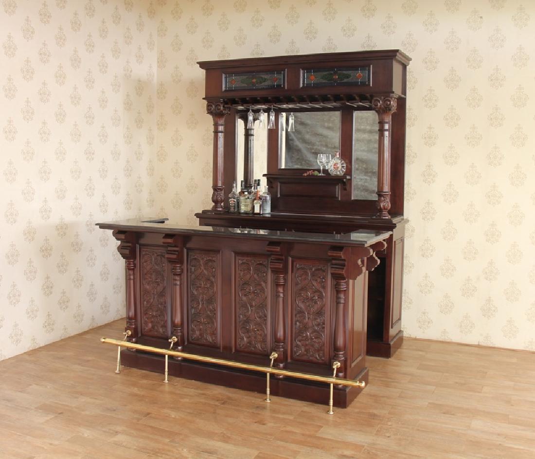 Mahogany front and back bar (1 of 4)