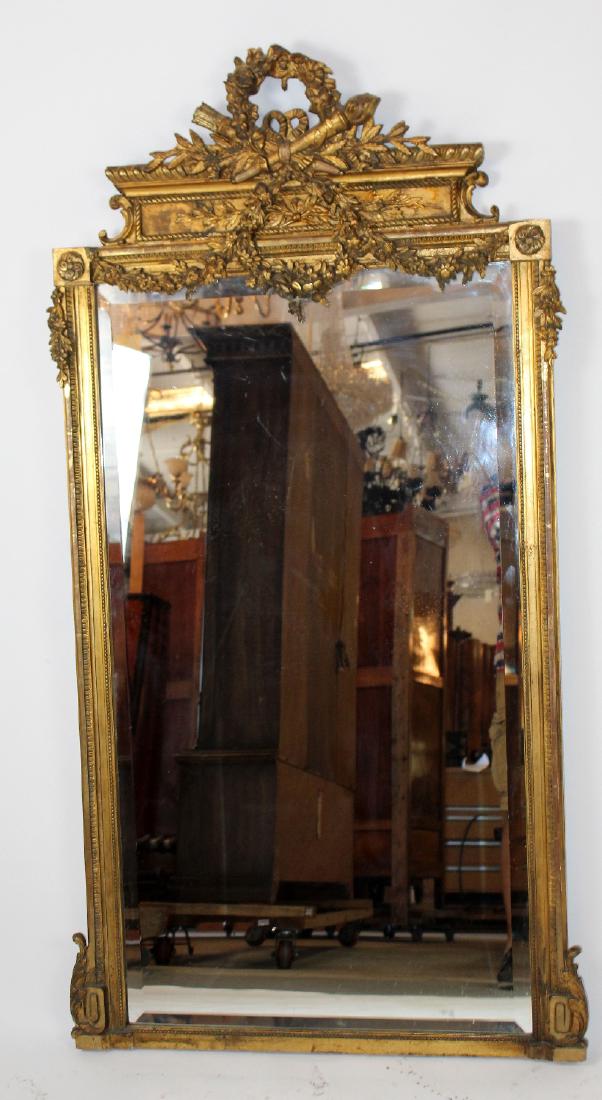 Louis XV gilt mirror (1 of 6)