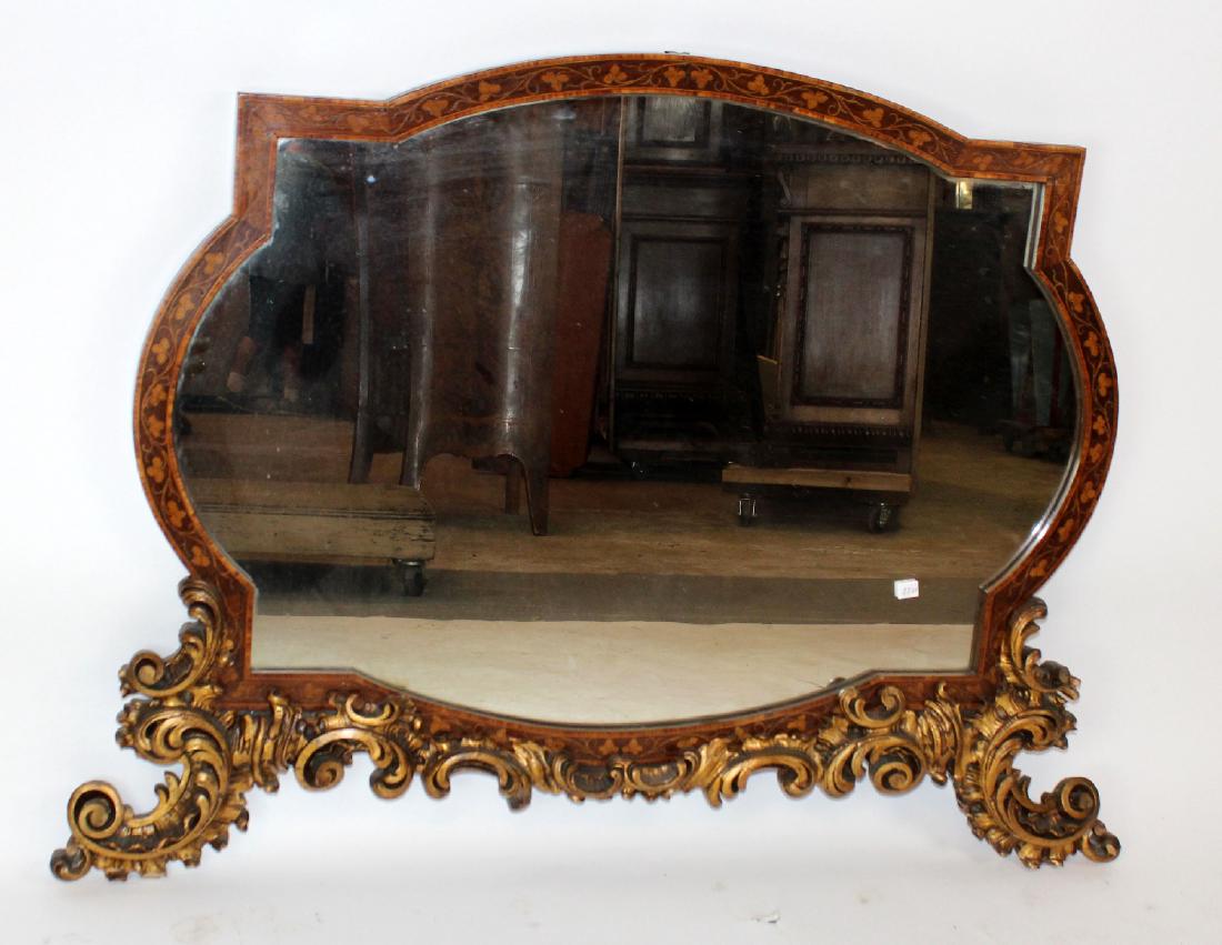 Italian marquetry mirror (1 of 4)