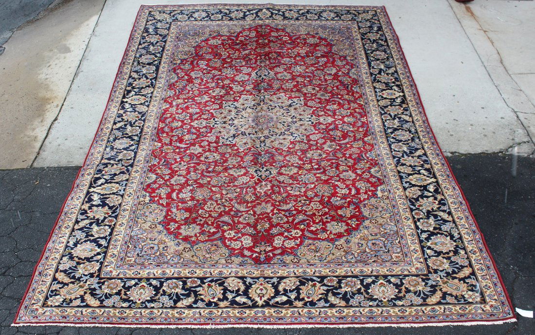 Persian Isfahan rug 9'9" x 15'4 (1 of 5)