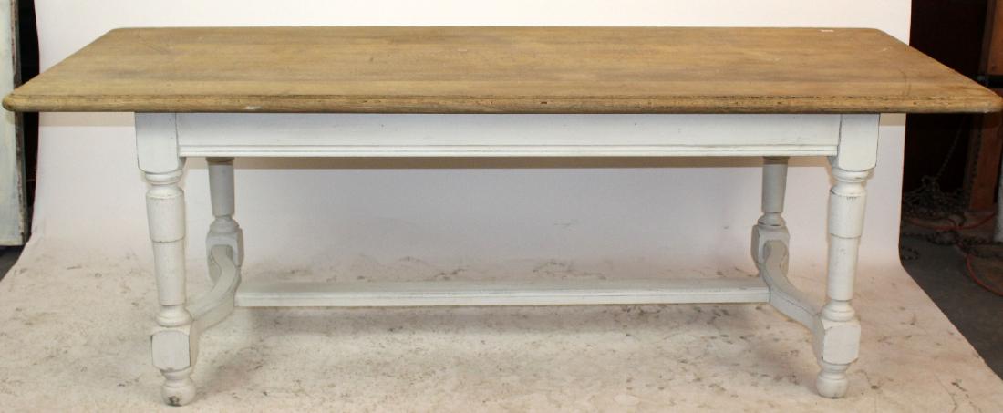 French oak dining table (1 of 4)