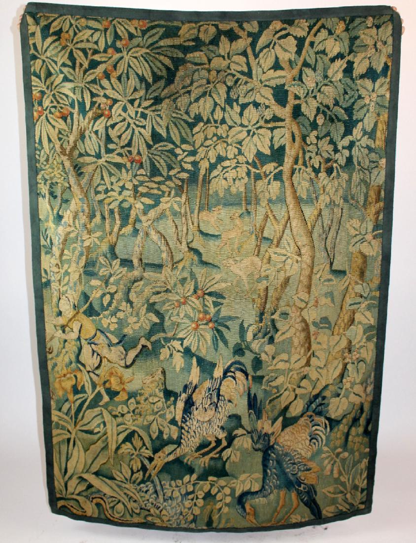 Flemish verdure tapestry, late 18th century. (1 of 6)