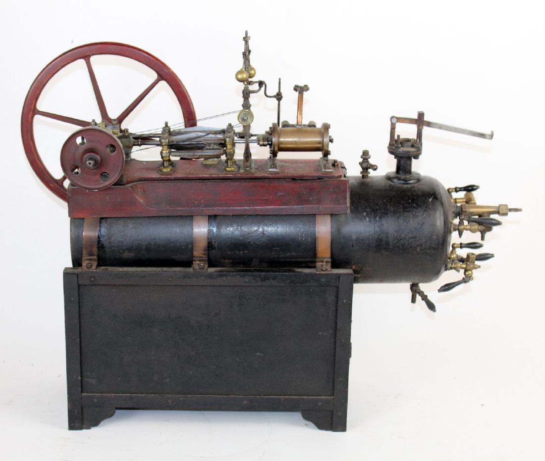 Antique model steam engine