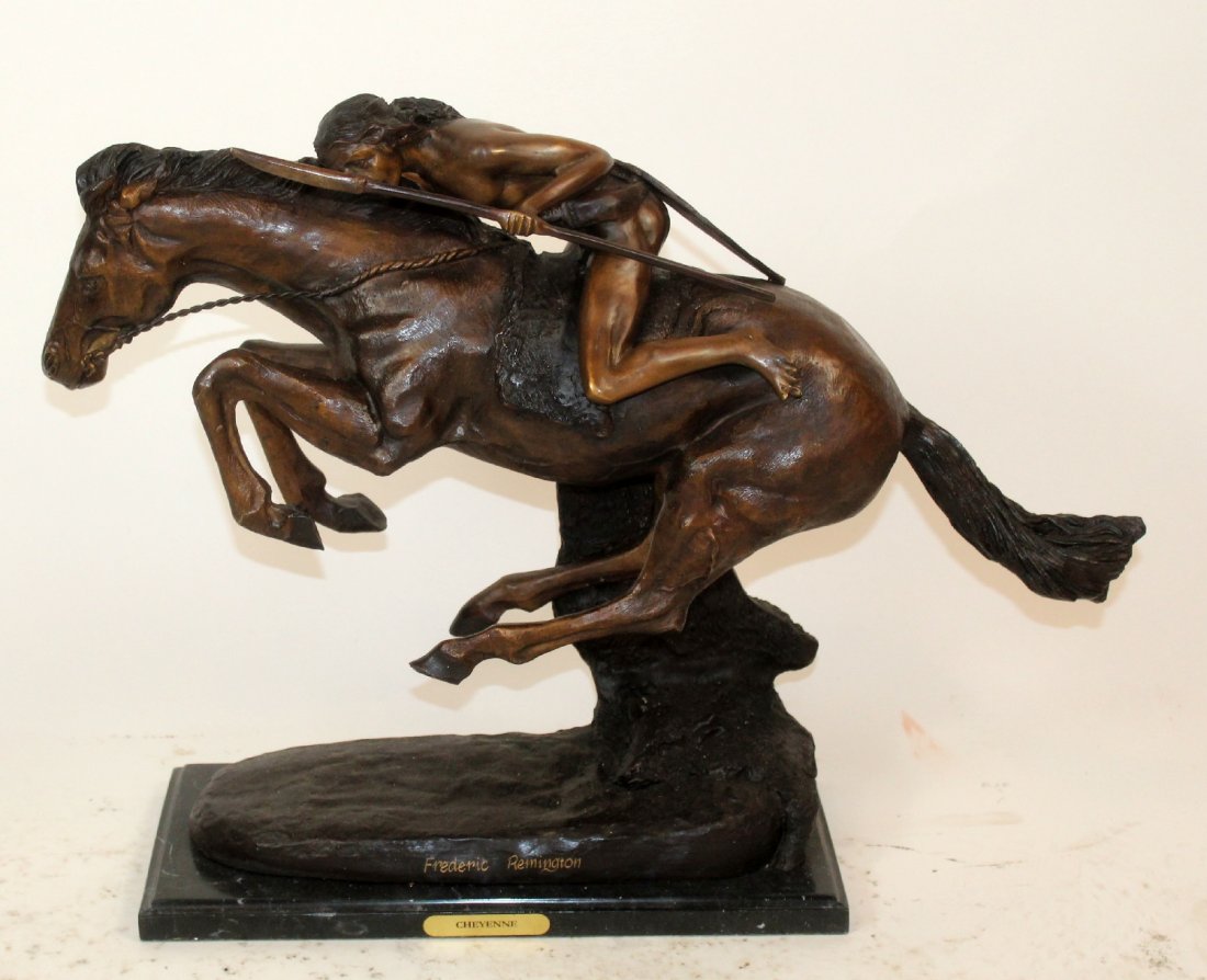 Bronze "Cheyenne" after Remington (1 of 3)