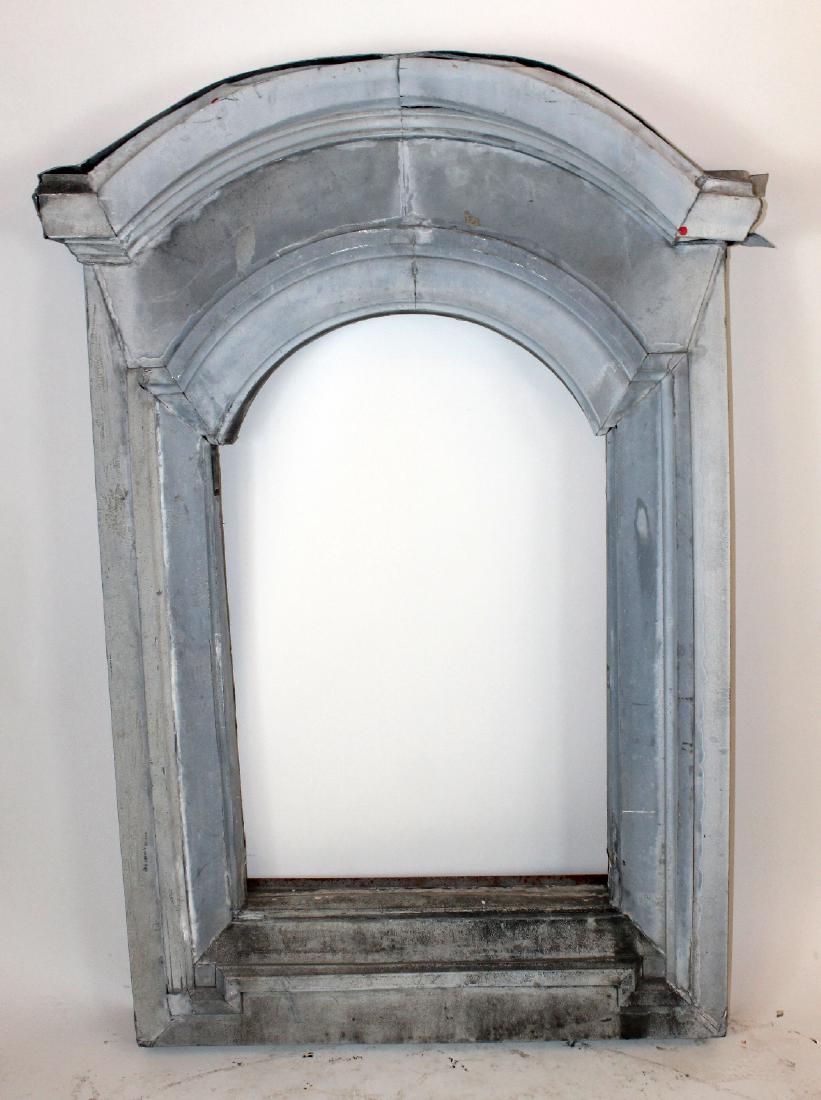 Antique French zinc window frame (1 of 5)