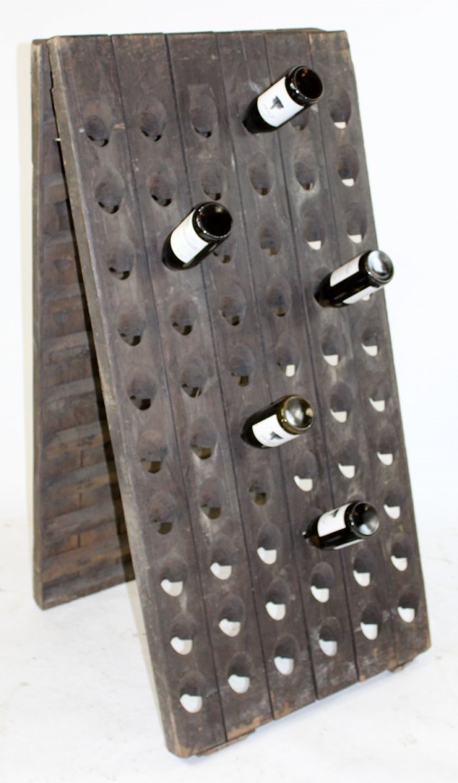 French A-frame champagne riddling rack (1 of 3)