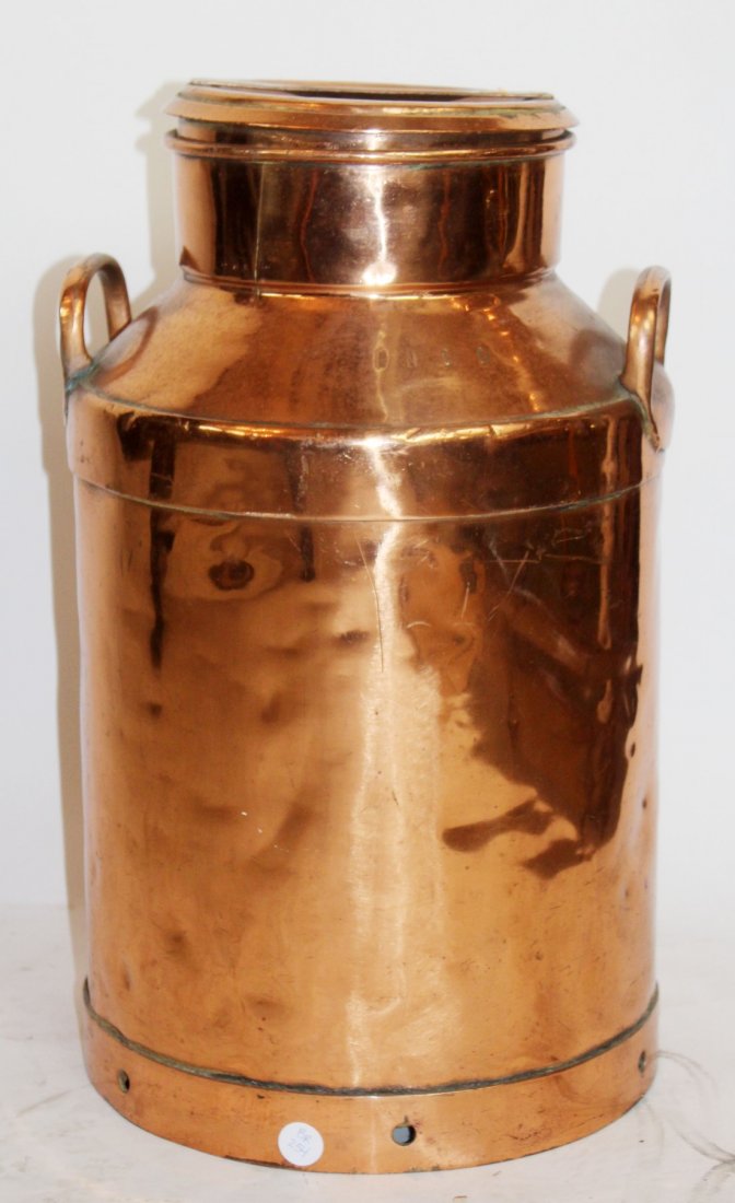 Copper double handled milk jug (1 of 4)