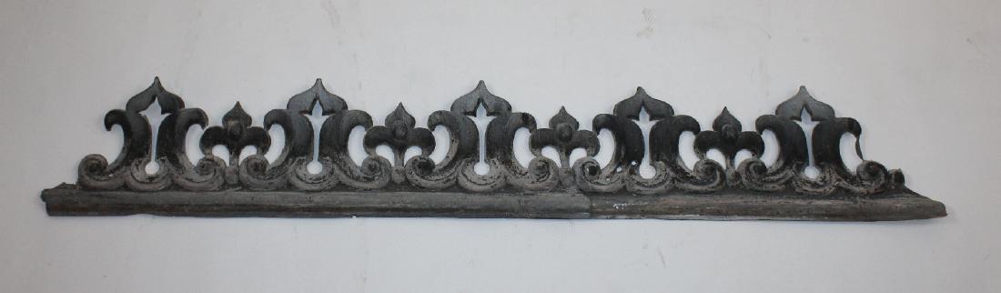 French architectual zinc frieze (1 of 4)