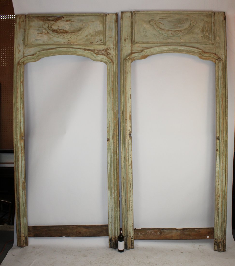 Pair of French Louis XIV door surrounds (1 of 4)