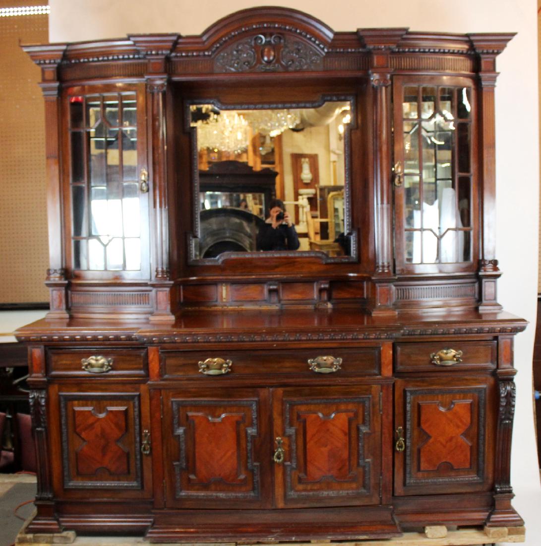 Antique Mahogany breakfront (1 of 6)