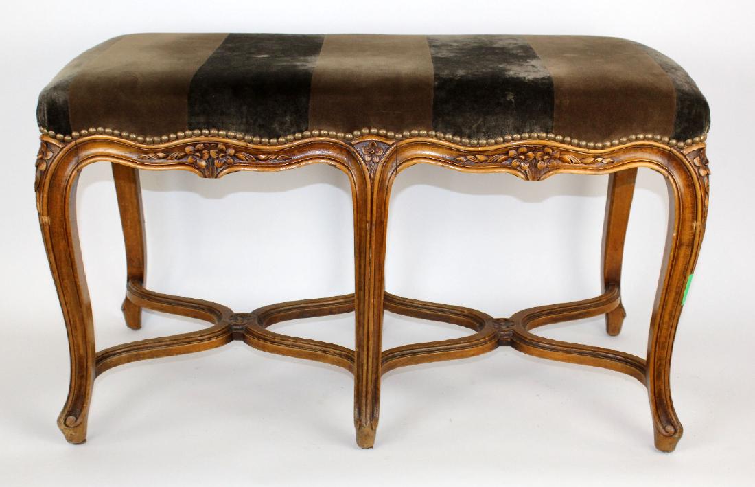 French Louis XV backless bench (1 of 4)