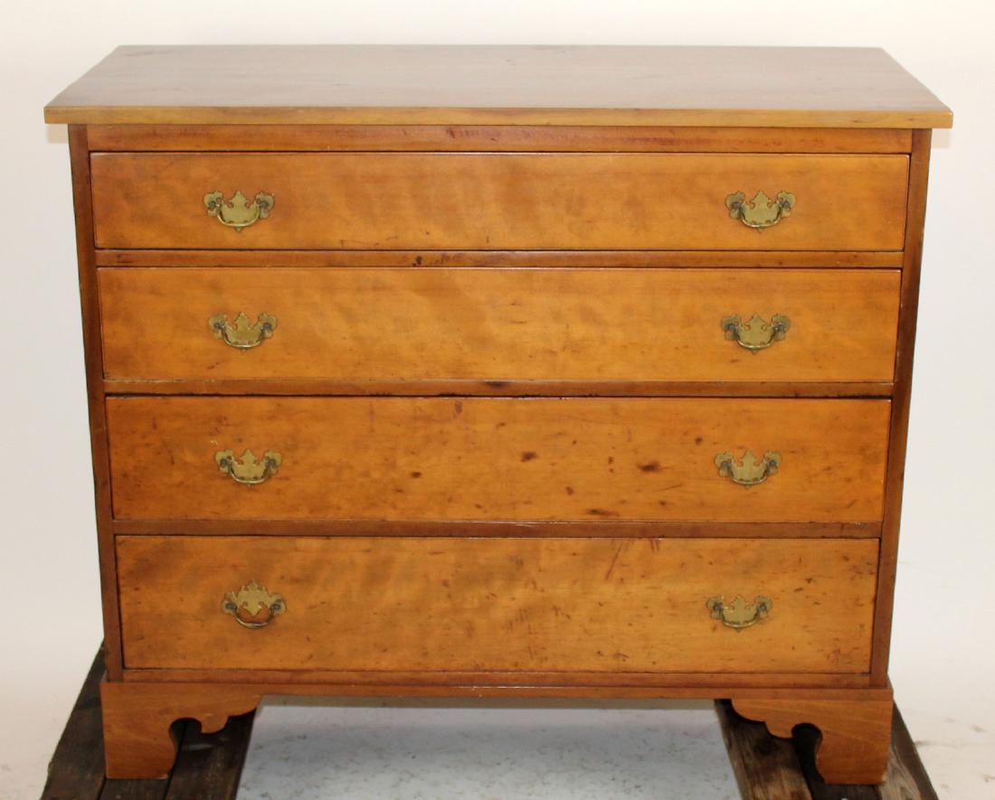 Chippendale 4 drawer chest in cherry (1 of 3)