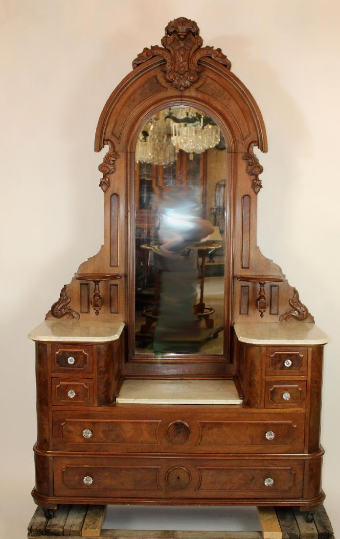 American Victorian step down dresser (1 of 5)