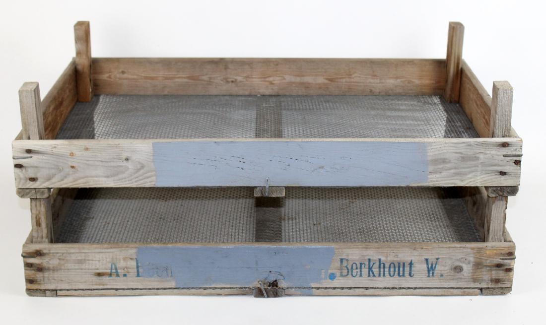 Pair of French mushroom drying racks (1 of 6)