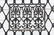 Pair of hand forged iron entry gate panels - 3