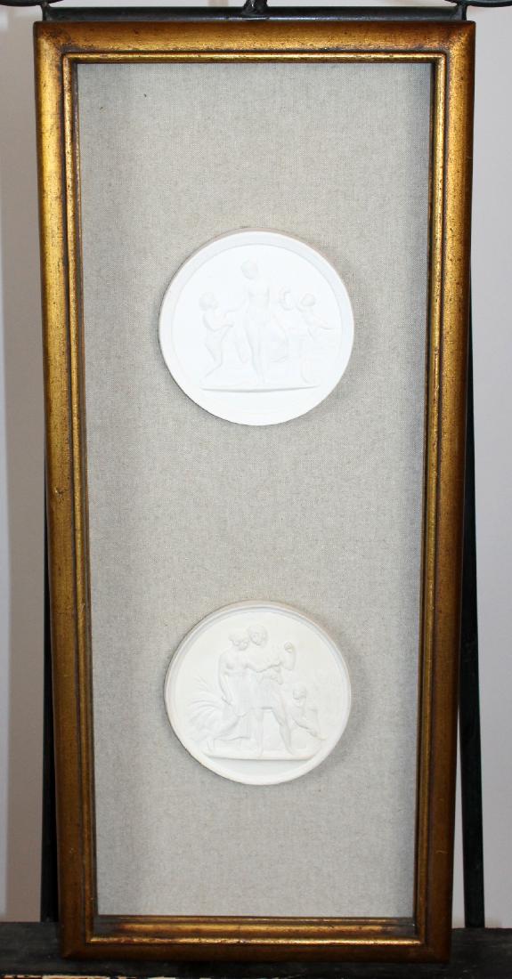 Pair of Italian plaster intaglios (1 of 3)