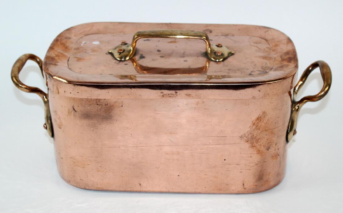 Antique French copper Daubier pan (1 of 5)