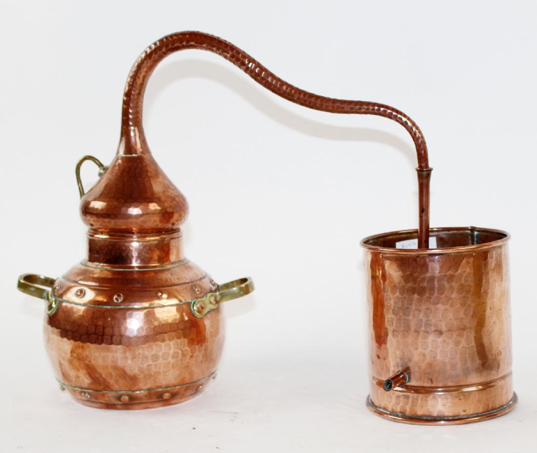 Antique French copper still