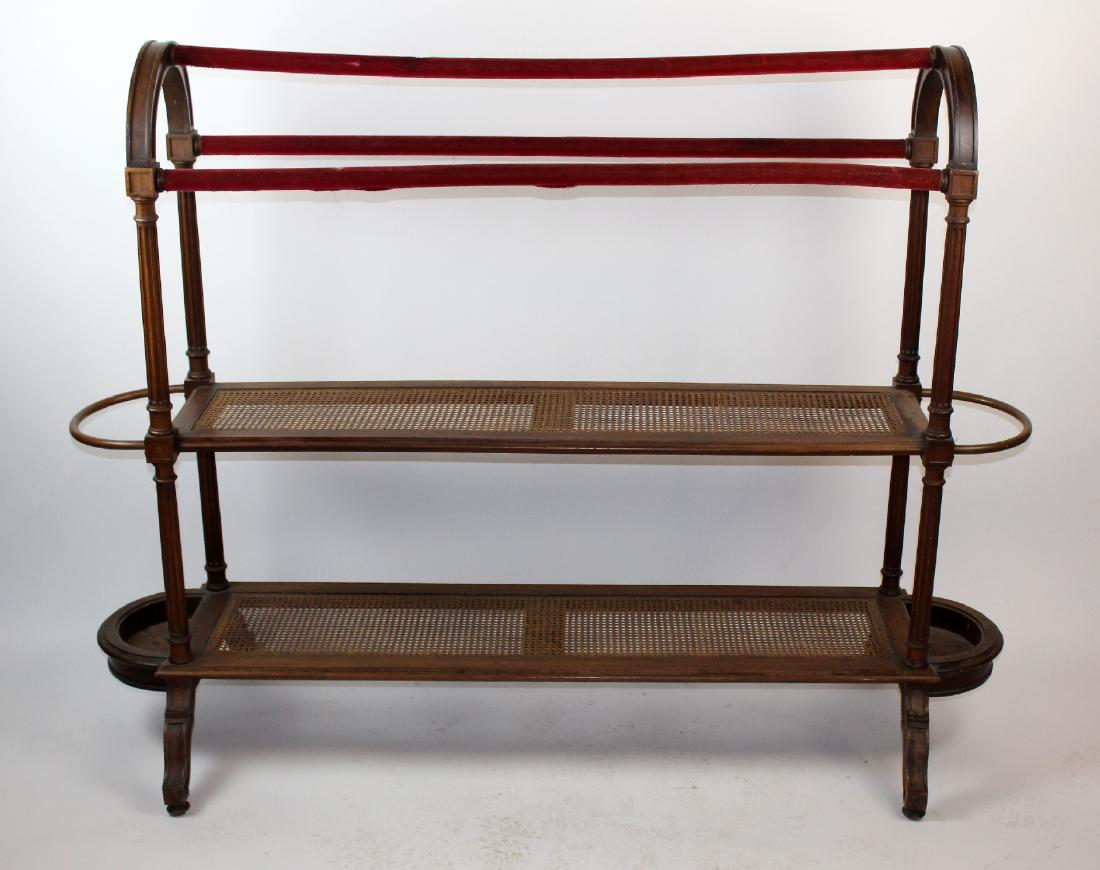 French tiered oval towel or blanket rack (1 of 5)