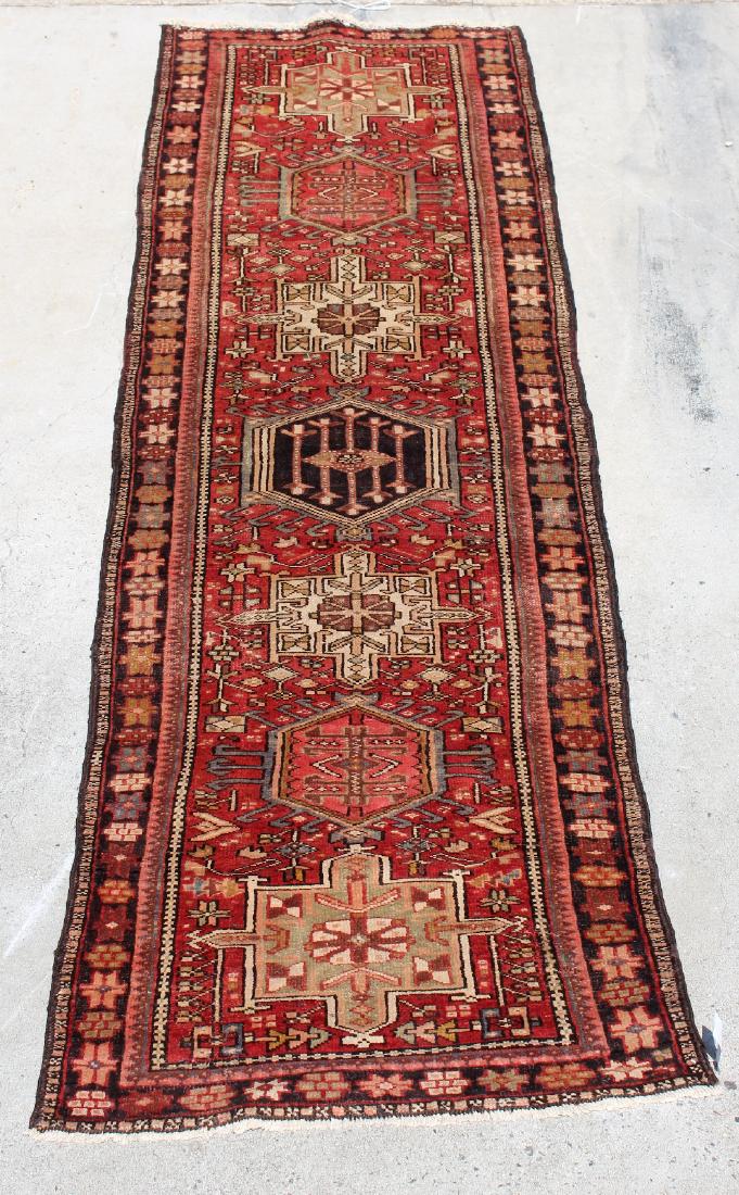3'4" x 11'2" Persian Karajer wool carpet (1 of 6)