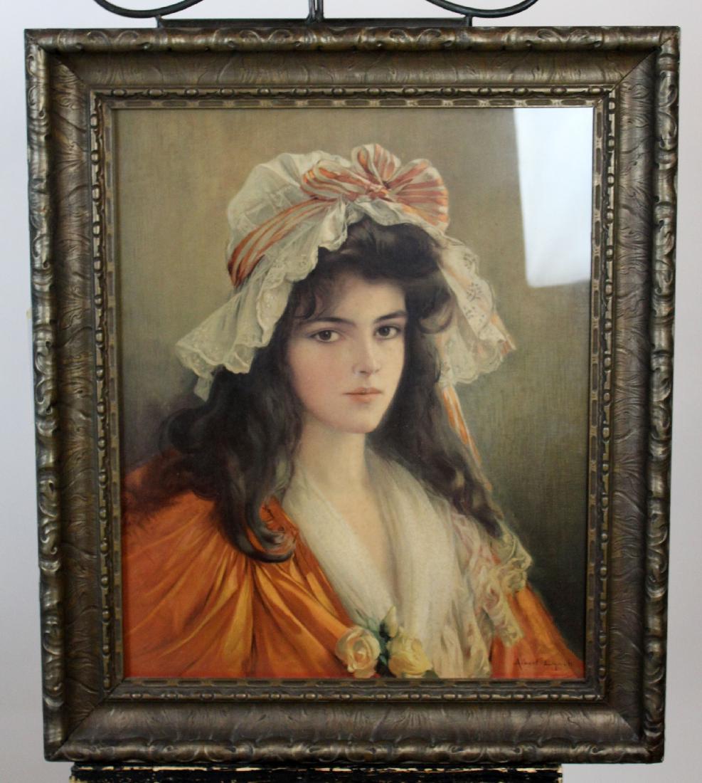 Framed print of young girl (1 of 3)