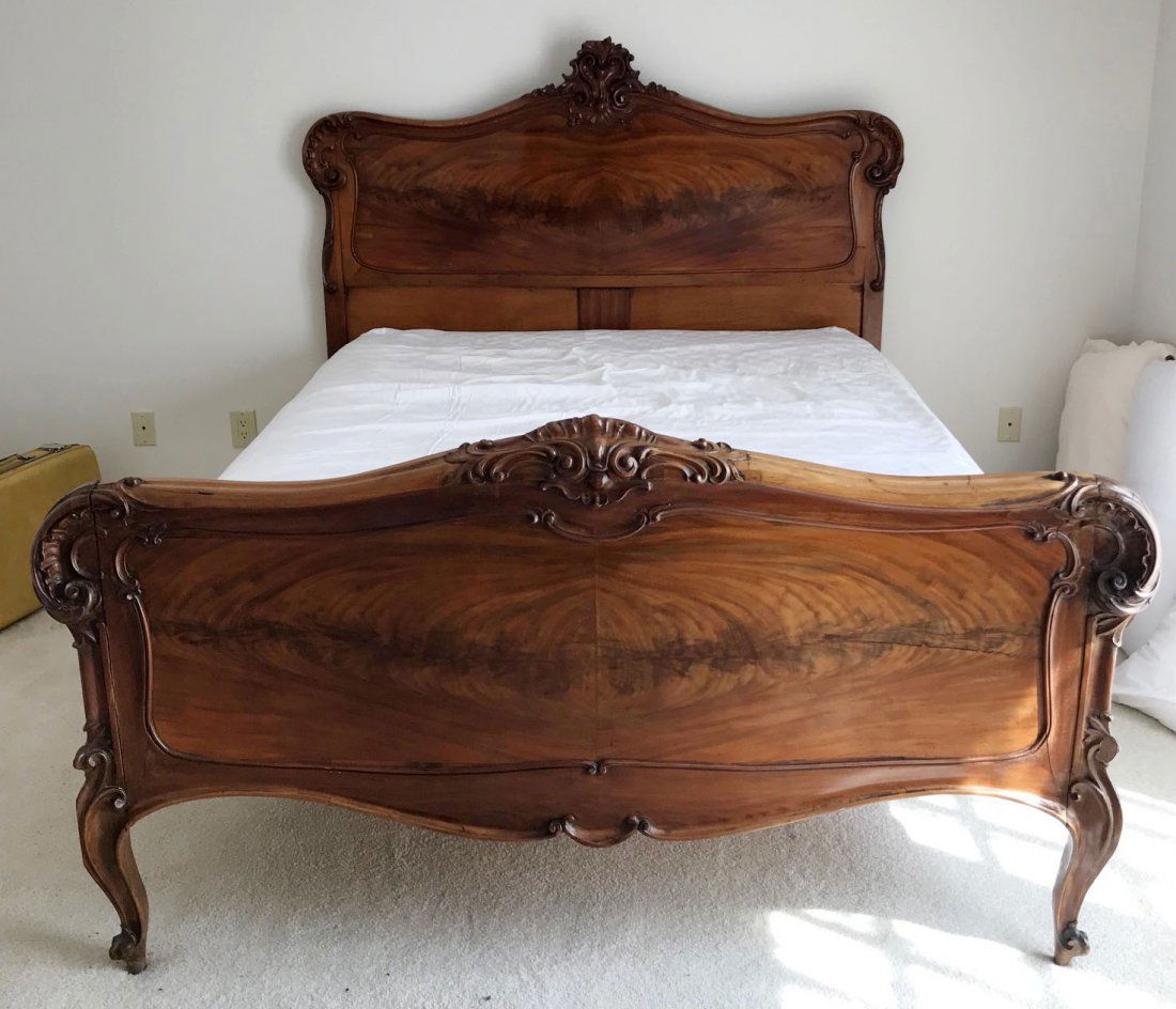 Queen French Louis XV bed