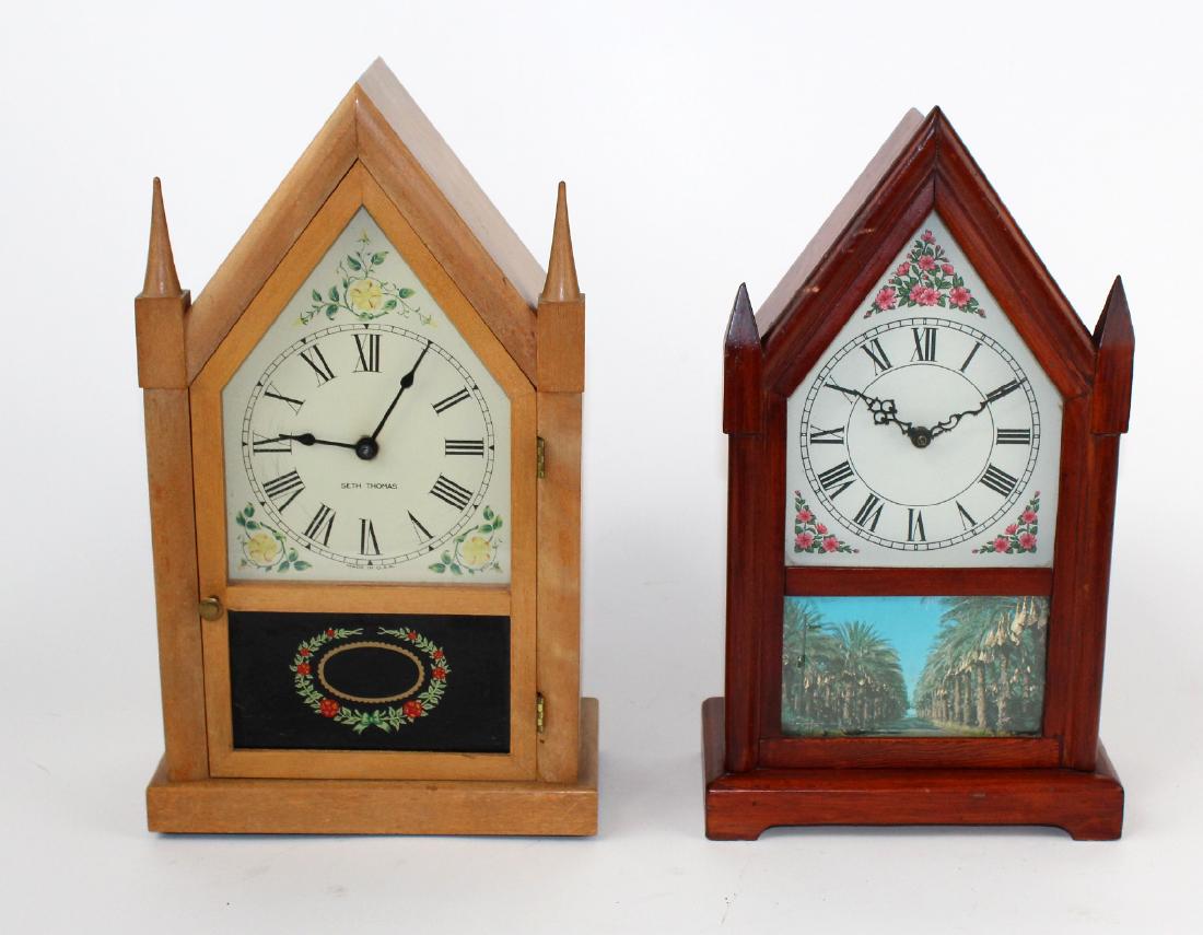 Lot of 2 vintage Steeple clocks (1 of 4)