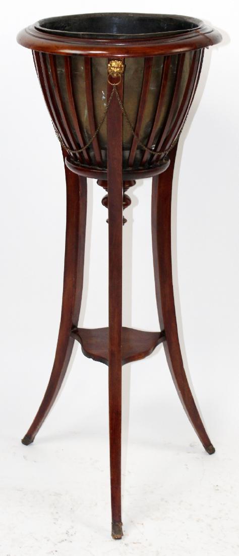 English mahogany Hepplewhite plant stand (1 of 6)