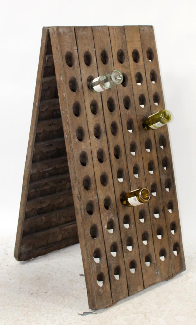 French A-frame champagne riddling rack (1 of 4)