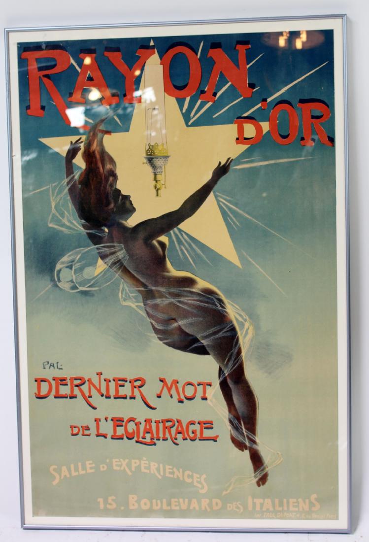 French Paul Dupont Lightbulb advertisement "Rayon D'or" (1 of 5)