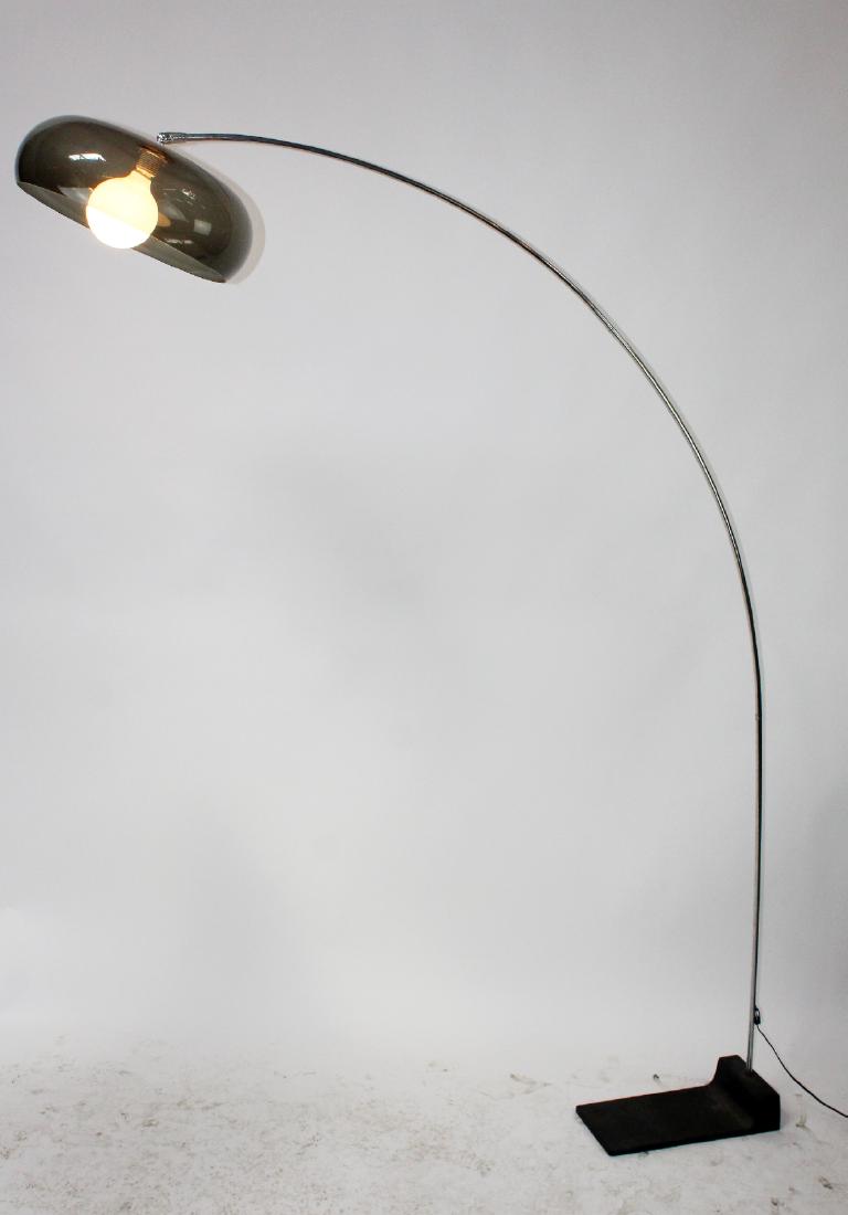 Polished chrome arc floor lamp (1 of 3)