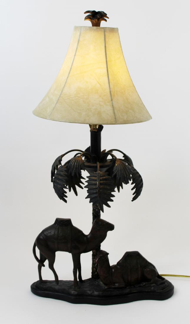 Maitland Smith style lamp with camel (1 of 5)