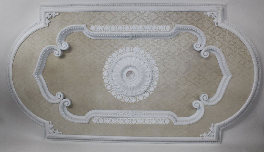 Large Scale Rectangular Ceiling Medallion