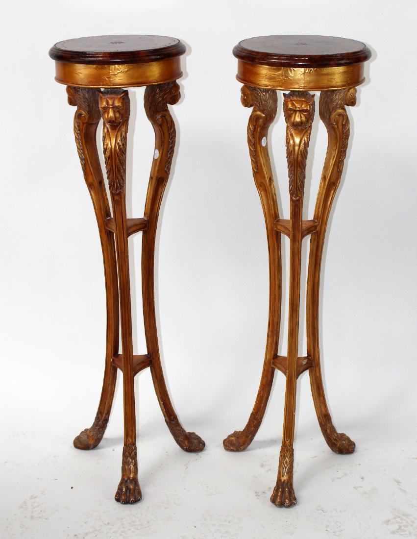 Pair Maitland Smith Empire style plant stands (1 of 6)